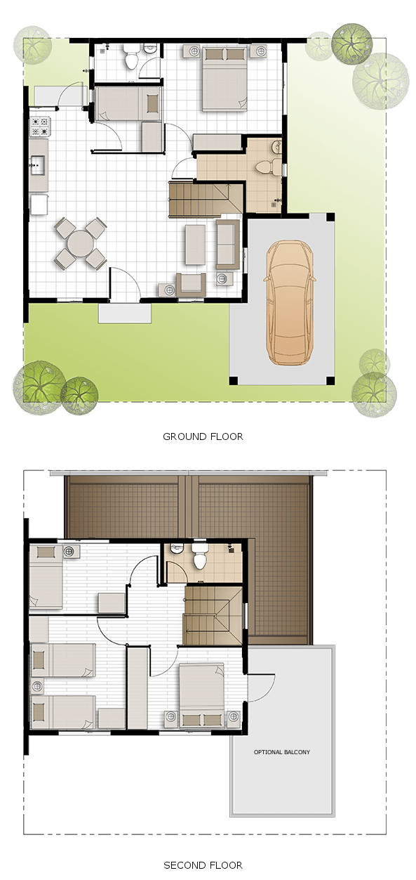 Ella Floor Plan House and Lot in Palawan