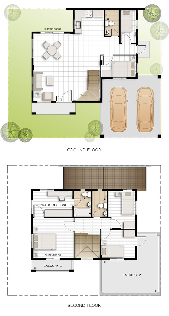 Greta Floor Plan House and Lot in Palawan