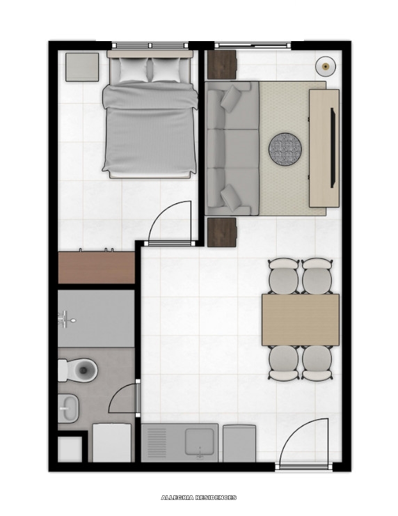 Allegria Residences Condo Unit Floor Plan Allegria Residences