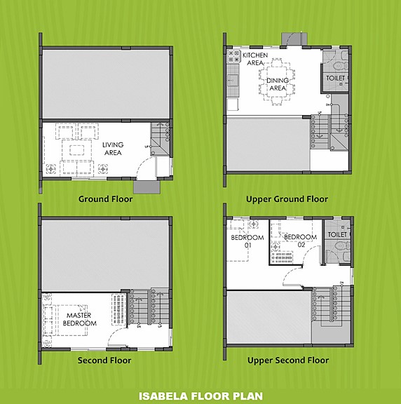 Isabela Floor Plan House and Lot in Palawan