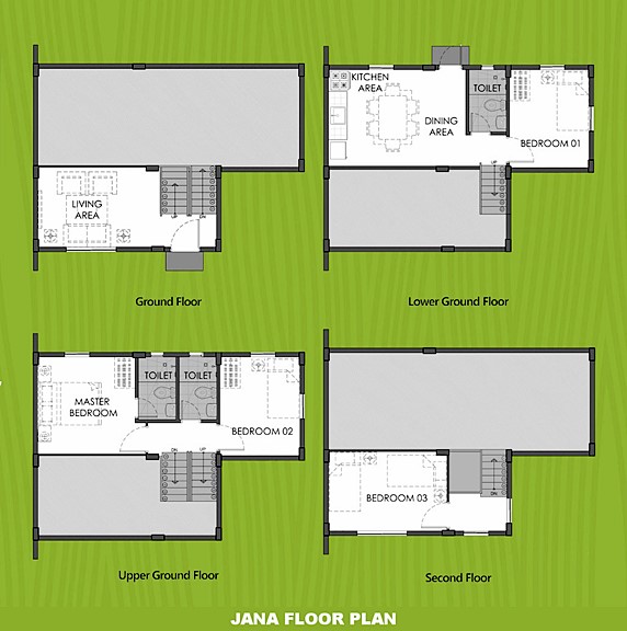 Janna Floor Plan House and Lot in Palawan